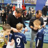 E-Junioren – Siegerehrung mit Ulf Kirsten und Thomas Wagner